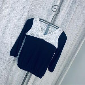 Anthropologie 3/4 Sleeve Top, Size M